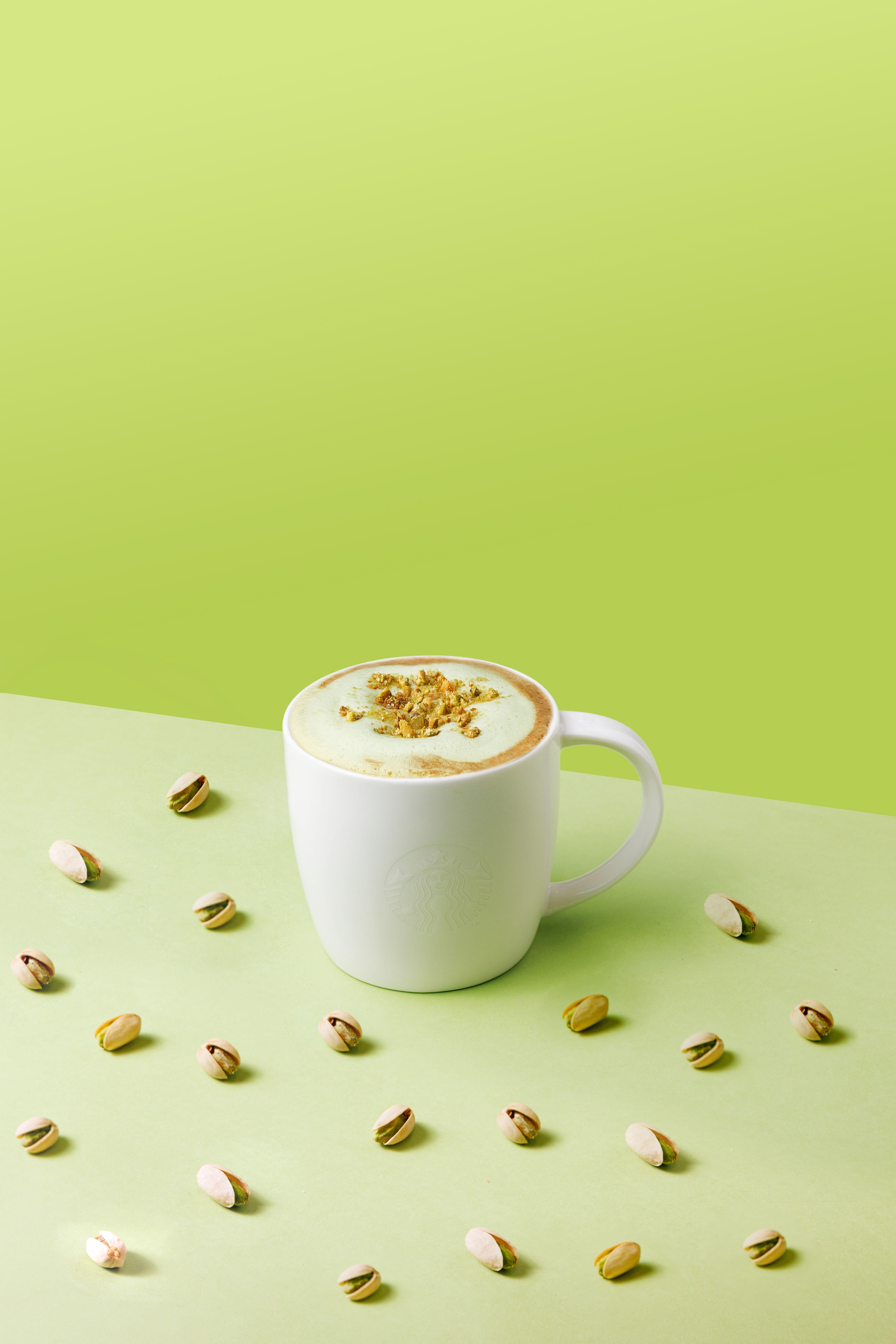 海鹽焦糖開心果燕麥奶咖啡