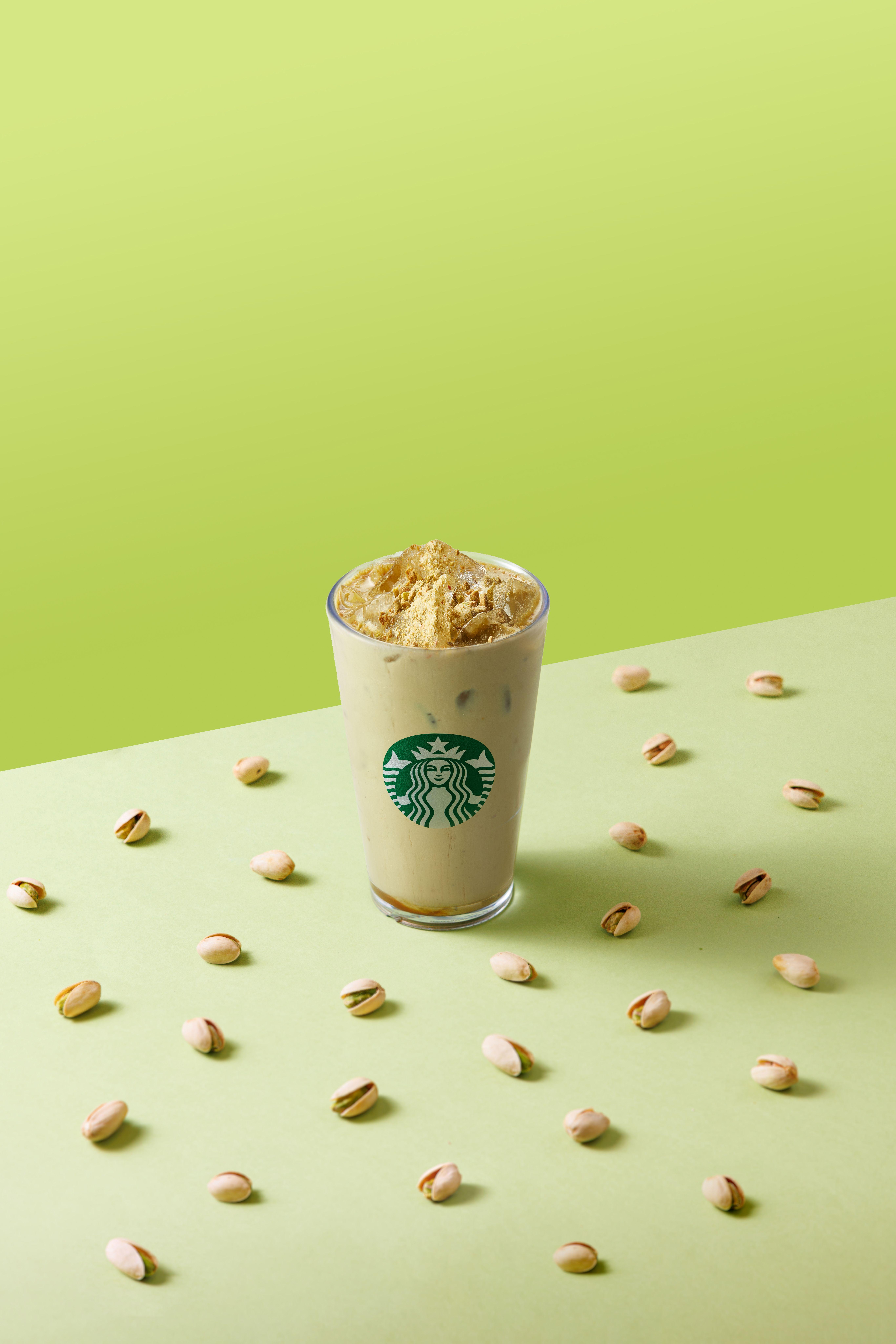 海鹽焦糖開心果燕麥奶咖啡