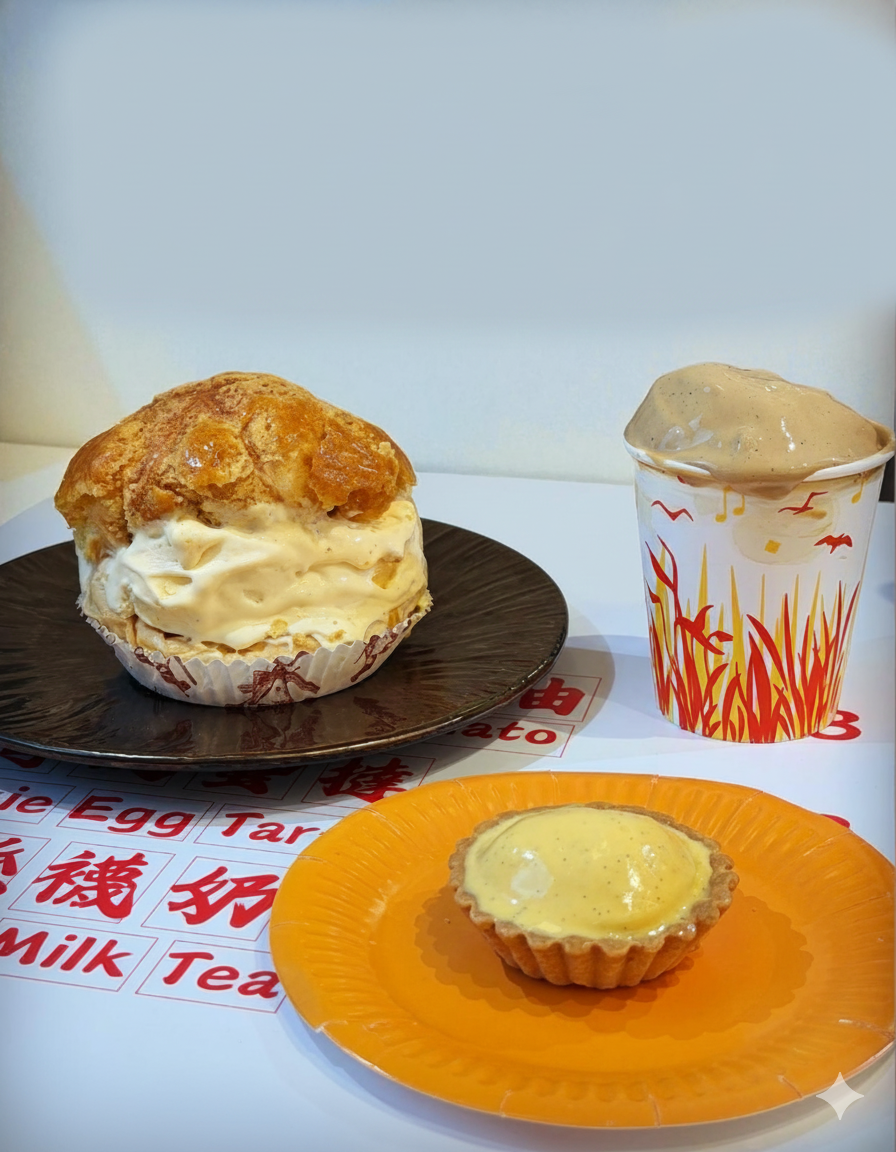 The Frozen Club x 均香餅家帶來即製雪糕糯米糍、意大利雪糕蛋撻及意大利雪糕夾心菠蘿包