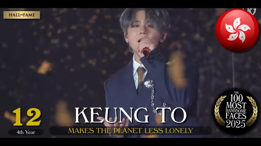 人氣王姜濤排第12名。