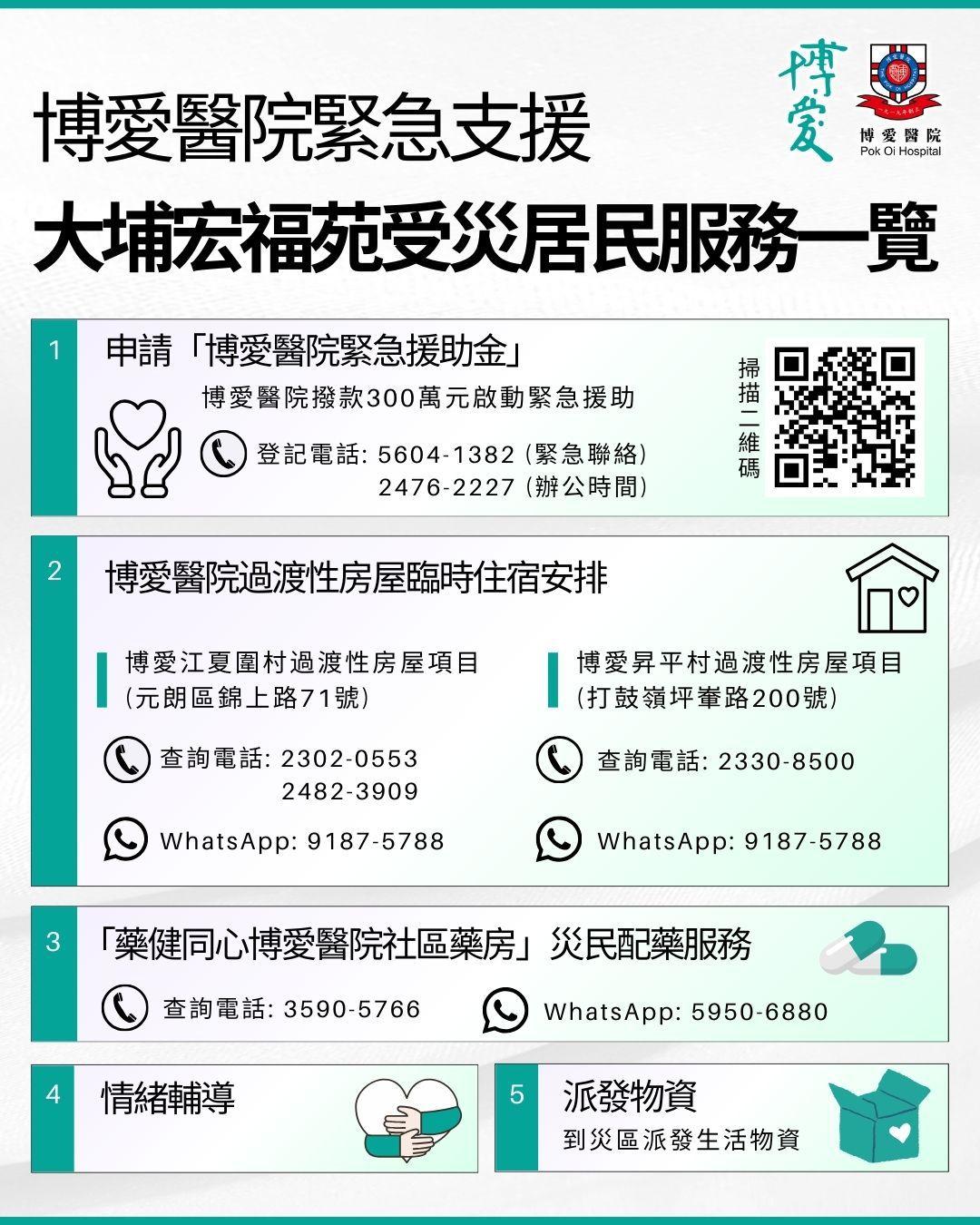 博愛醫院誠摯呼籲,社會各界伸出援手,一同支援受火災影響的居民。