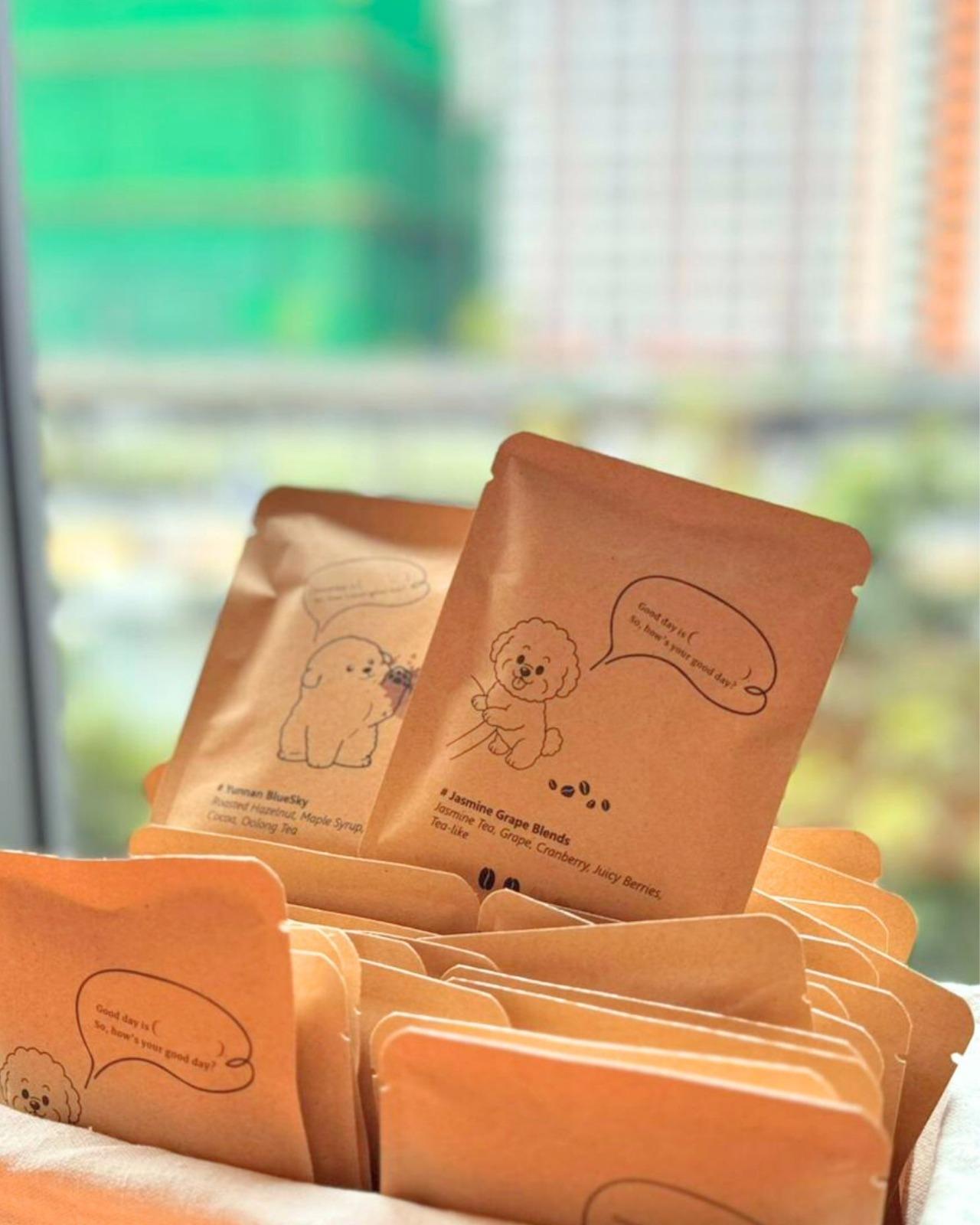 聖誕交換禮物推介|GOODDAY 胖胖小狗祝福掛耳包 雲南 (中烘焙) $100