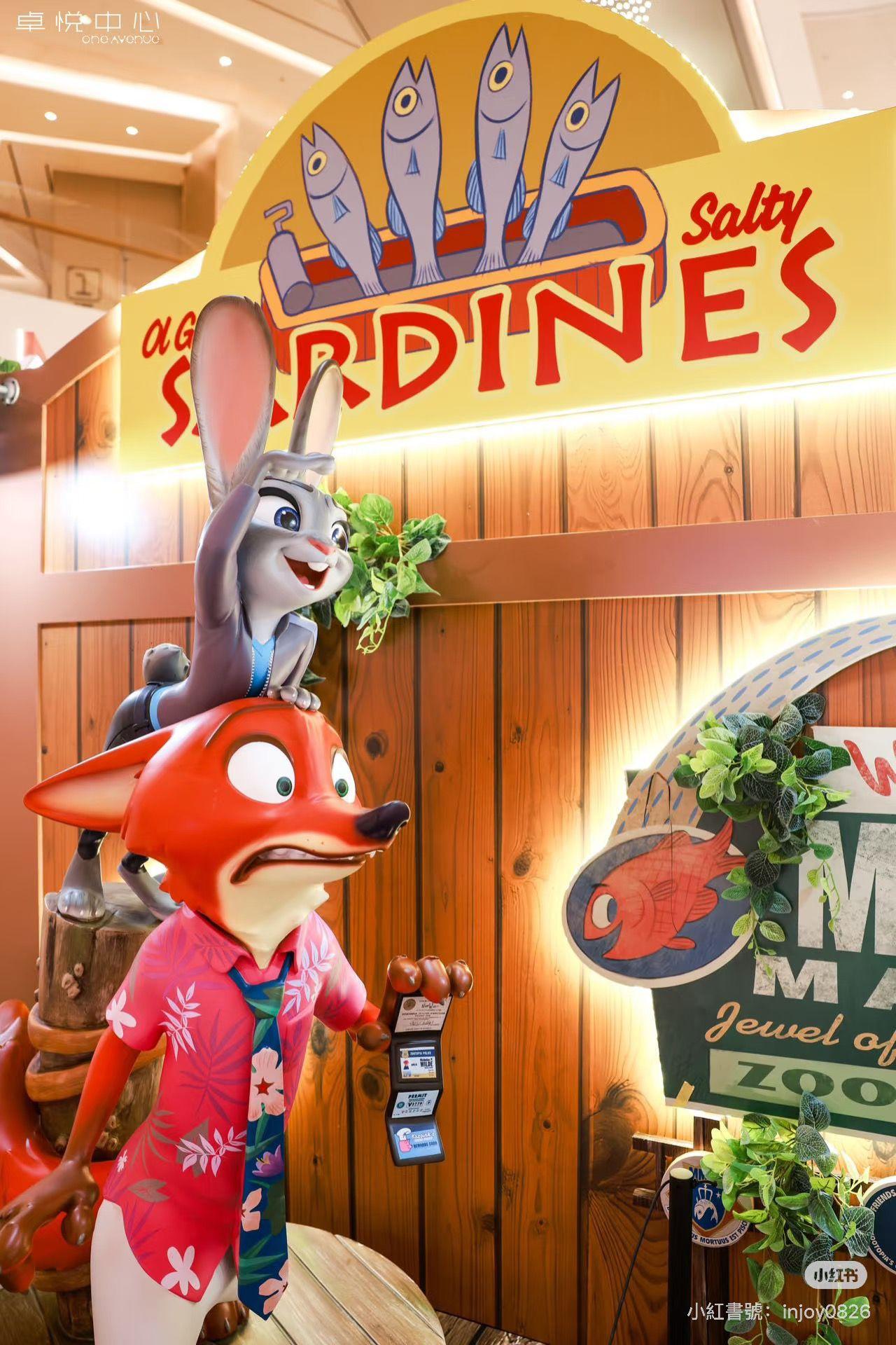 深圳聖誕好去處|卓悅中心:優獸大都會2動物城 6大電影場景打卡位(圖片來源:小紅書@深圳卓悅匯INJOY購物中心)