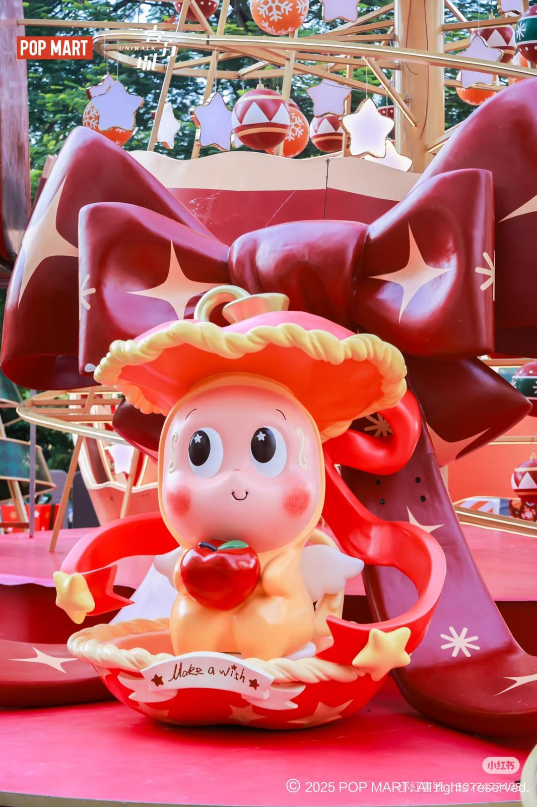 深圳聖誕好去處|前海壹方城:POP MART聖誕展 Molly、Labubu陪你過節(圖片來源:小紅書@深圳周末去哪)