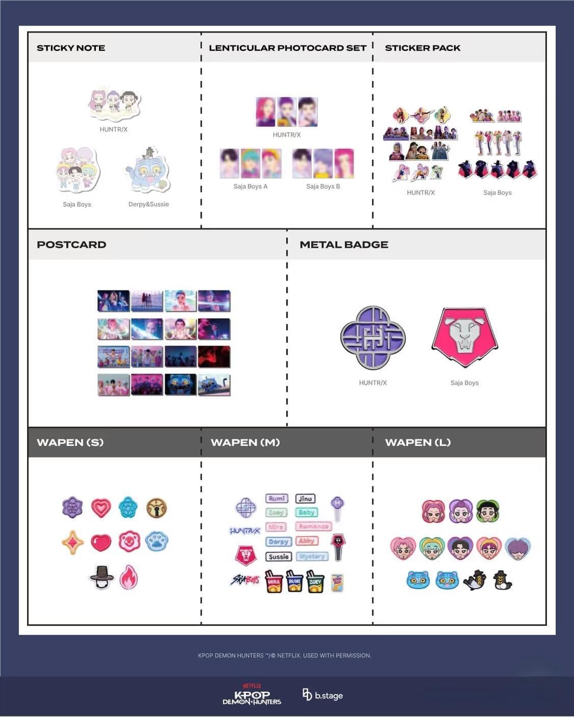 《K-POP獵魔女團》周邊商品一覽