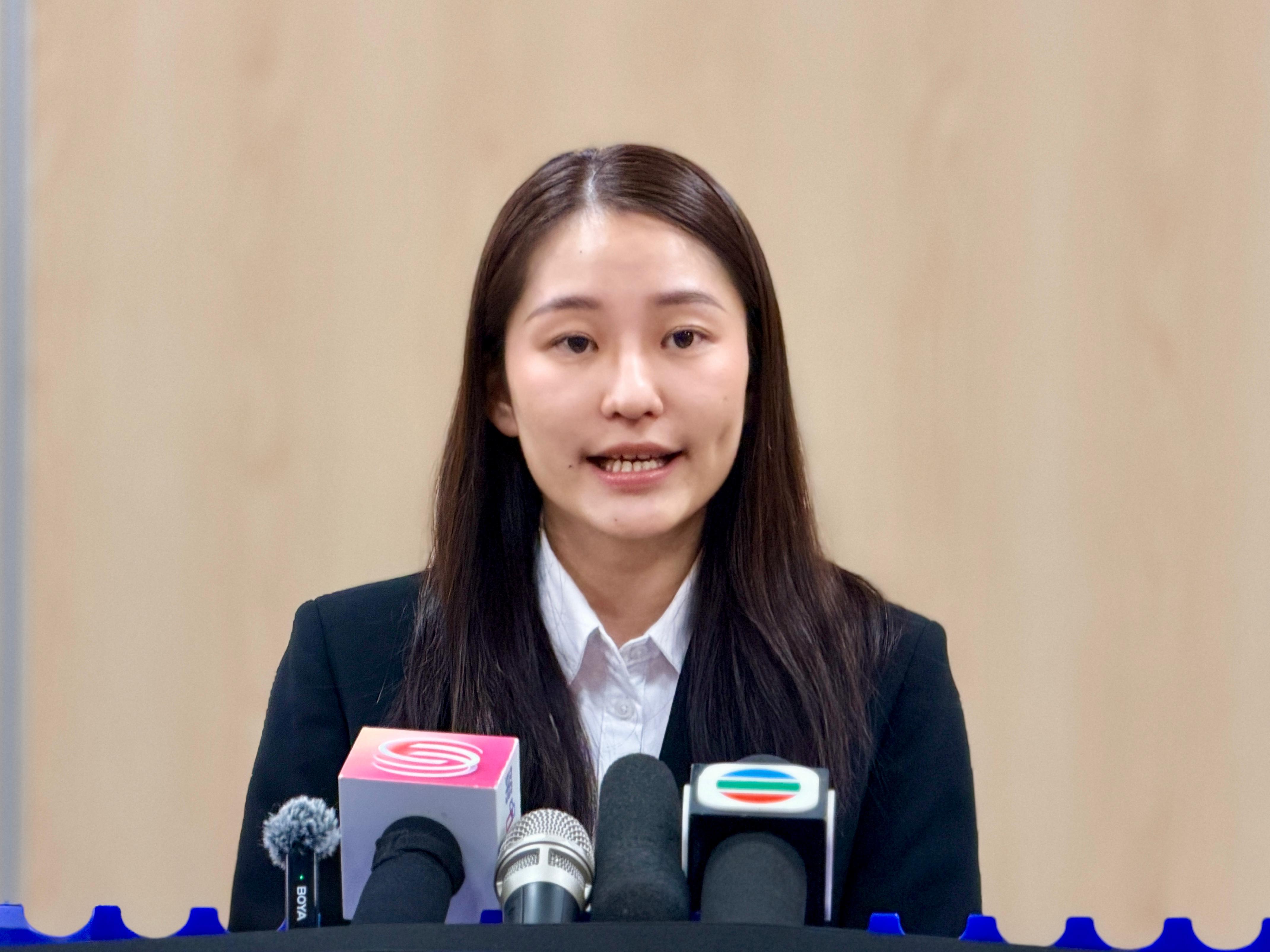 黃大仙警區重案組督察鄭勵臻。