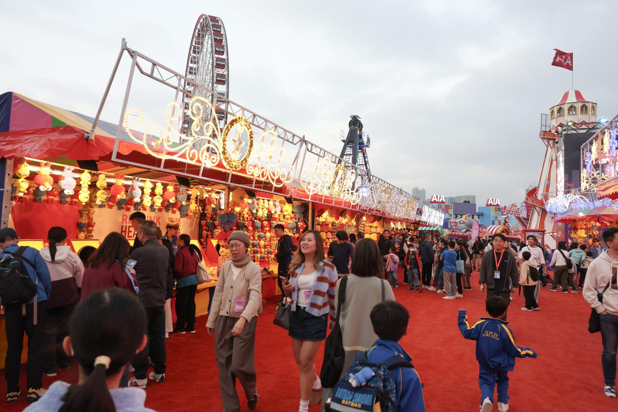 多達53款機動及攤位遊戲