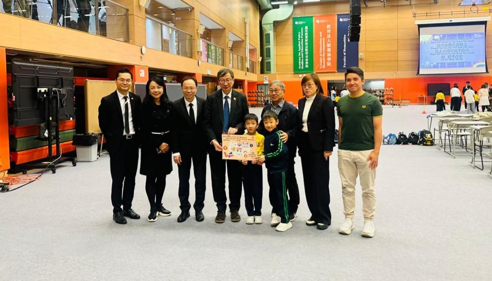 教大設臨時中心支援受災學童,10多人出現心理反應需跟進。(香港教育大學)