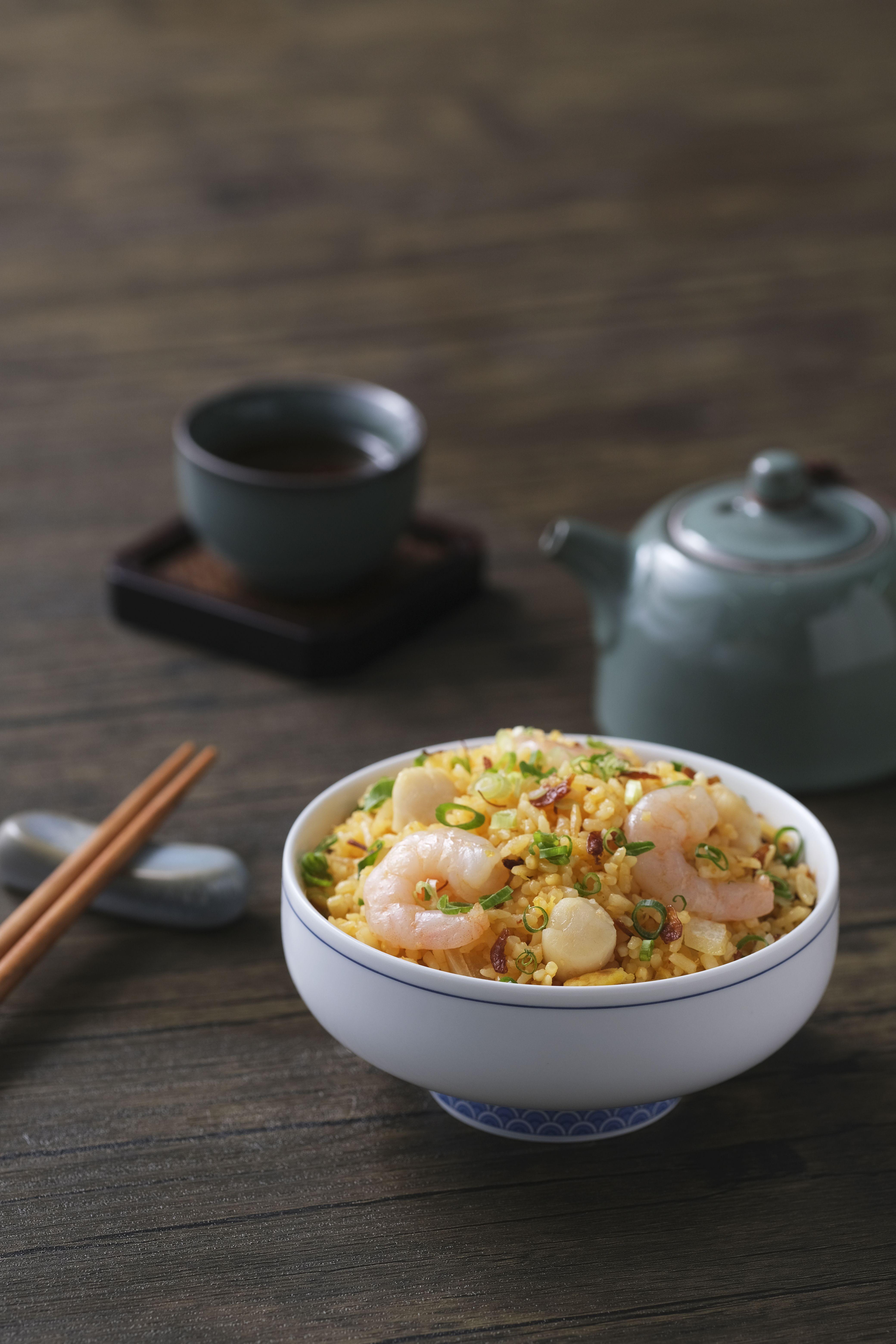 XO醬蝦仁帶子炒飯 (2.5磅) 加配價: $138