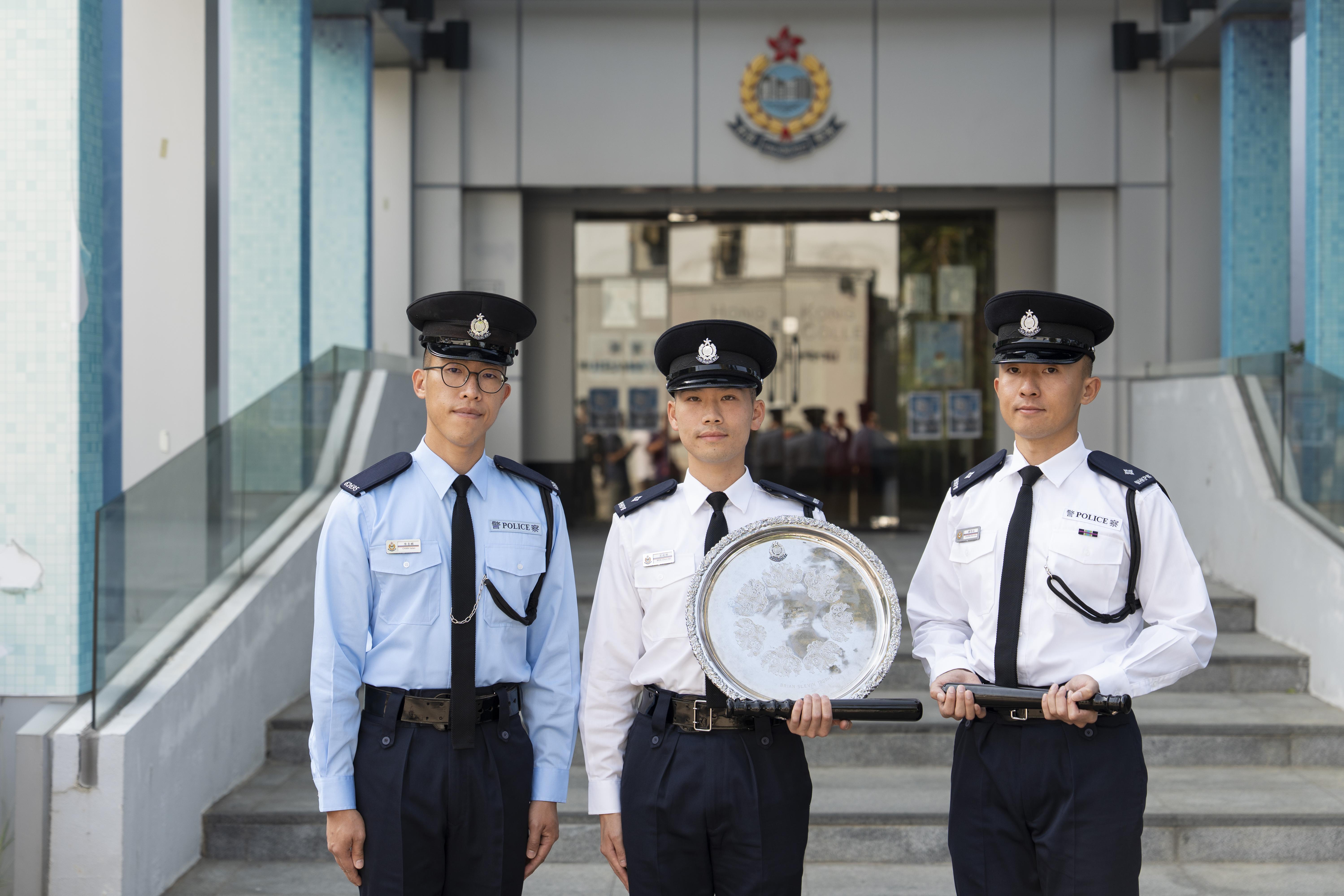 左起:陳委麟、莫竣稀和鍾堅柱。