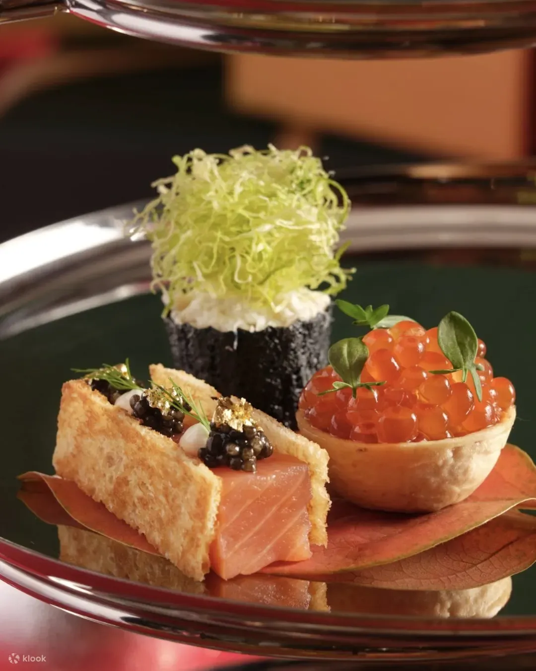 聖誕2025|香港嘉里酒店「奢華獻禮」魚子醬下午茶(圖片來源:KLOOK)