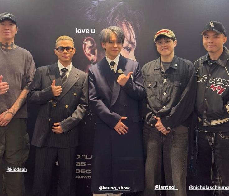 姜濤與Gareth T在後台合照。(IG@Gareth T)