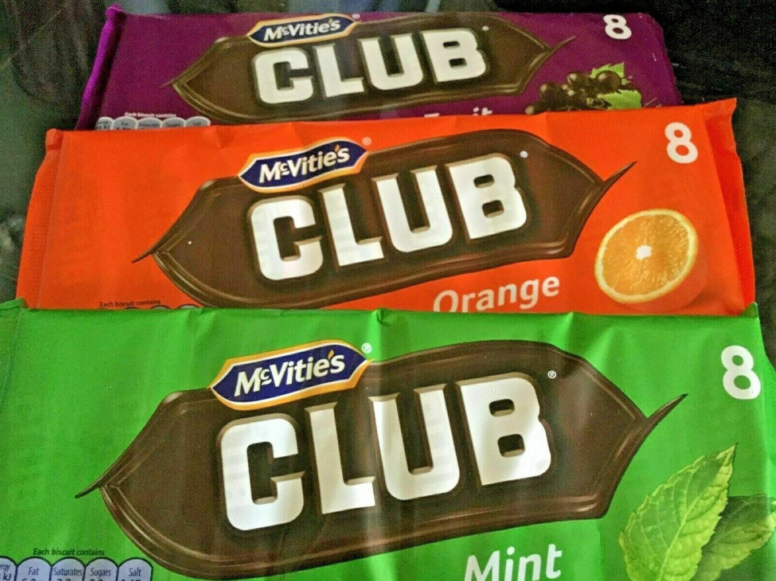 英國麥維他(McVitie's)旗下的Club產品。(互聯網)