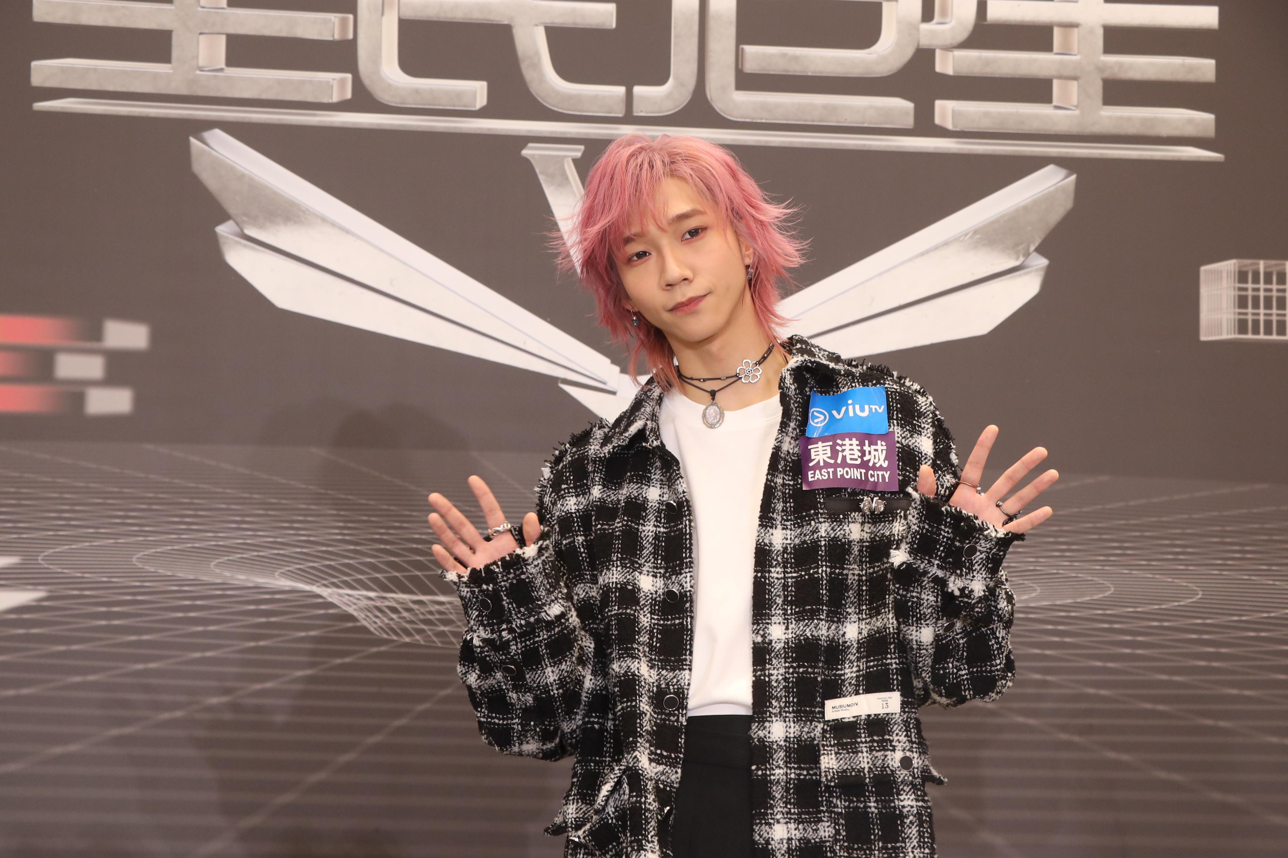 《全民造星VI》11 強之一,34號丘藍。(娛樂組攝)