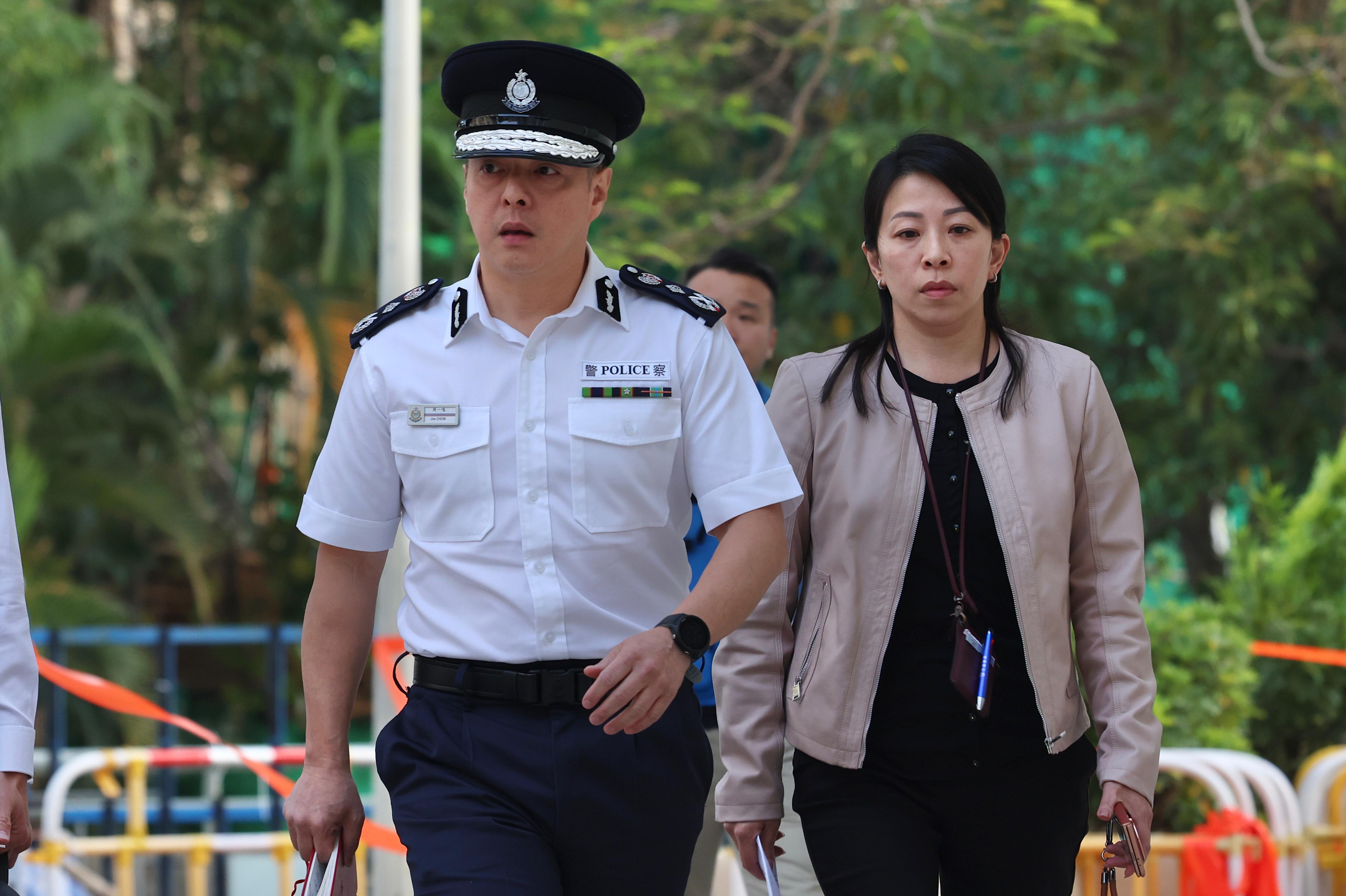 大埔宏福苑火災死亡人數增加1人至160人,仍有6人失聯。警務處處長周一鳴見記者。