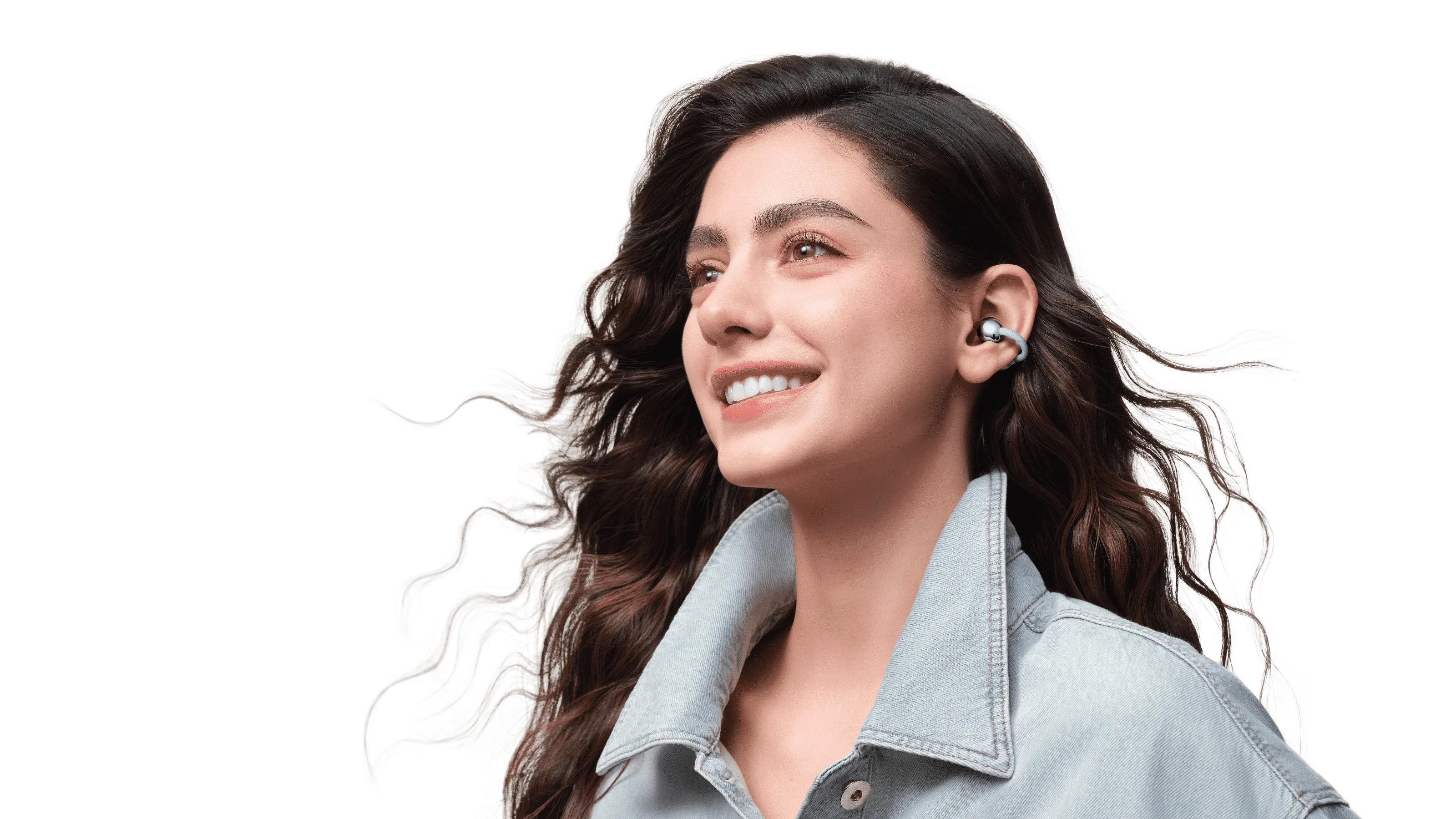 華為帶來第二代夾耳式耳機HUAWEI FreeClip 2。