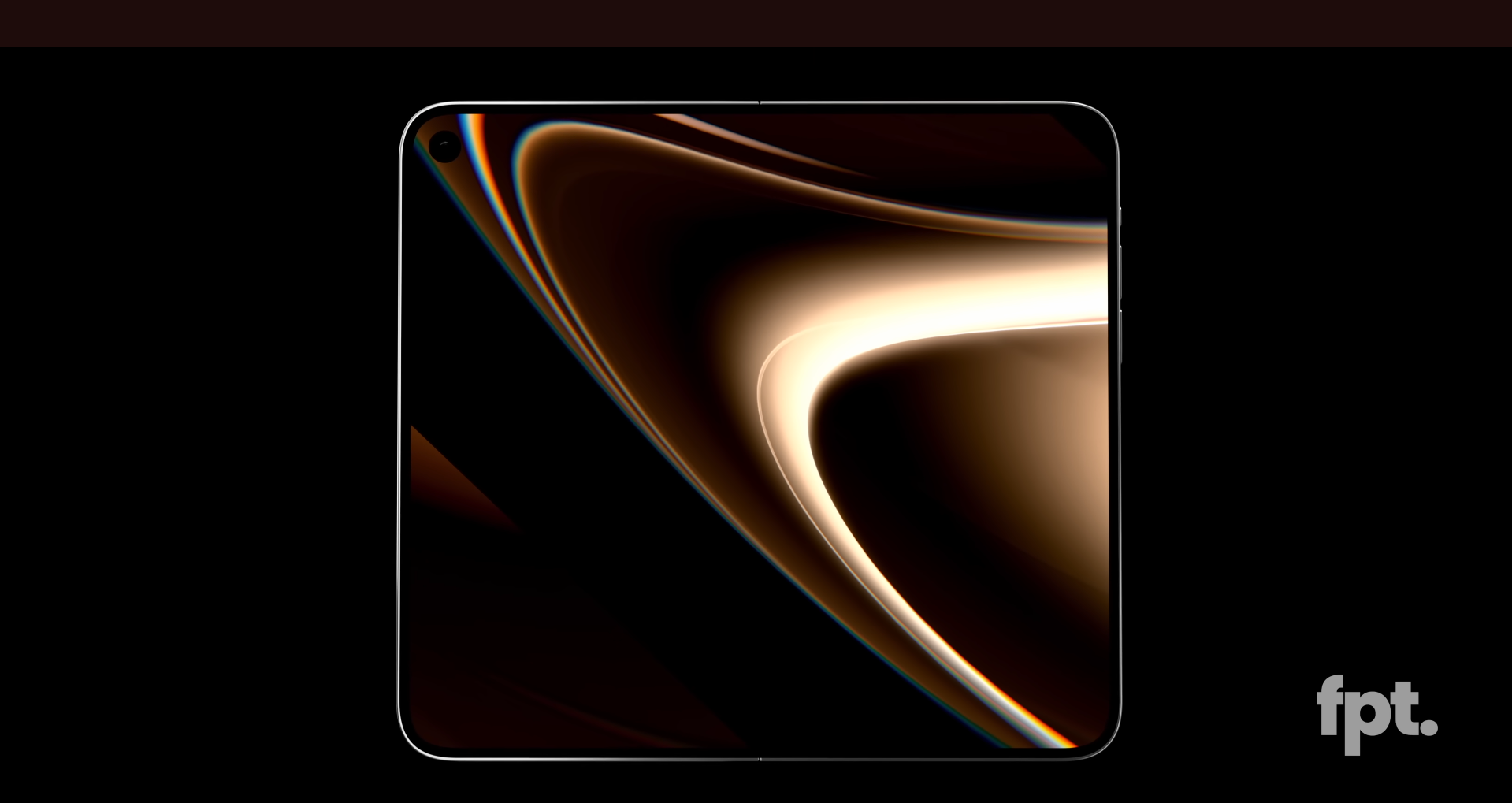 傳iPhone摺機內部可摺疊螢幕尺寸為7.8吋。(fpt.影片截圖)