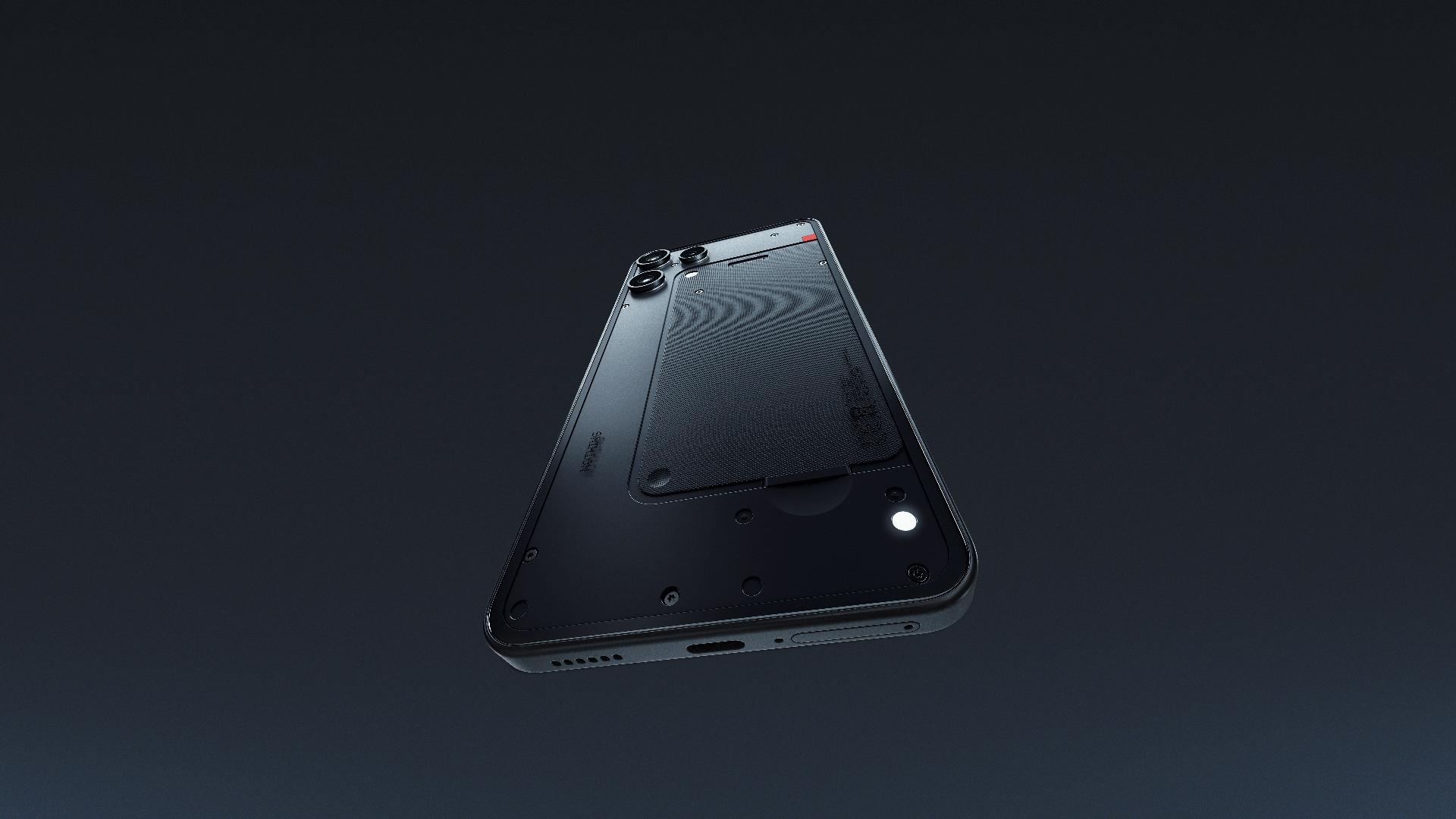 Glyph燈效由條狀變成一粒LED燈。