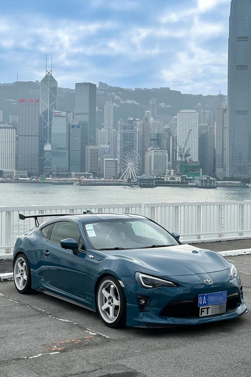 涉事豐田86私家車曾停泊尖沙咀海港城停車場。(網上圖片)