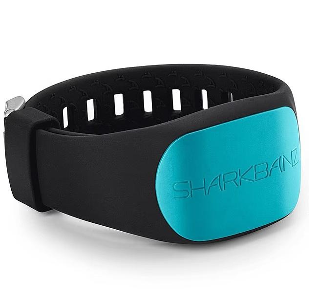 標榜能透過電磁波驅趕鯊魚的鯊魚環。(互聯網)