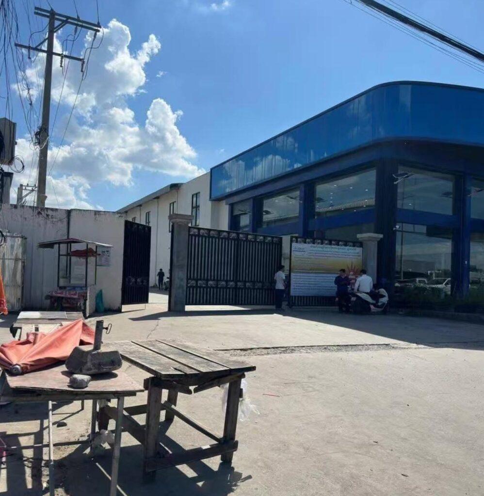 涉案柬埔寨金邊製衣廠。