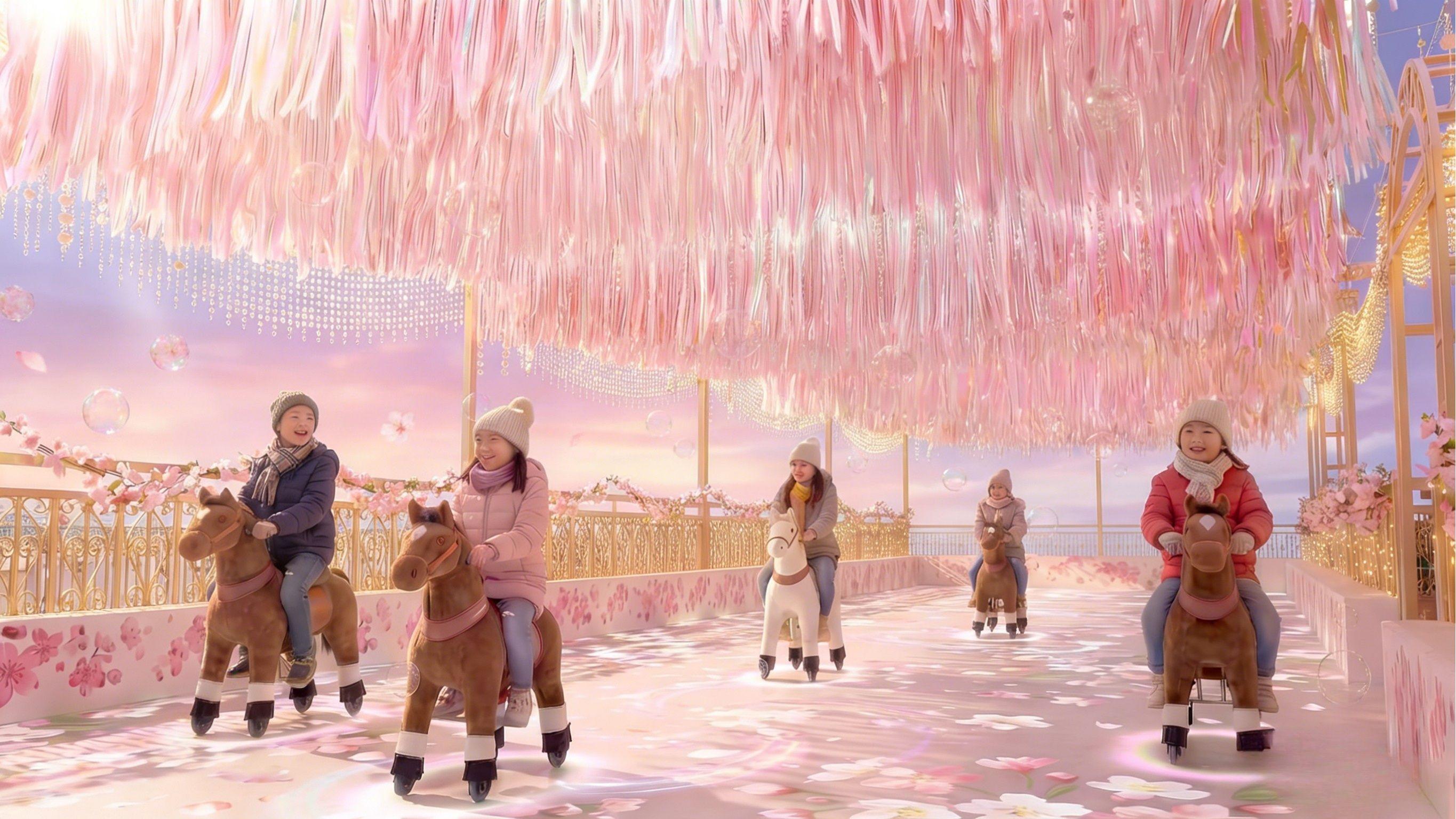 童趣騎馬仔互動區