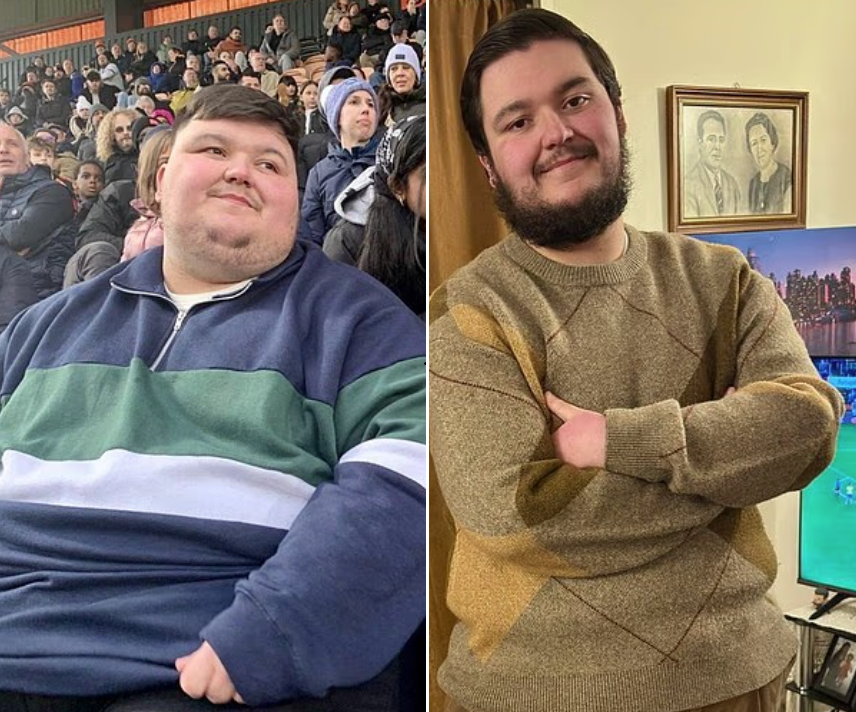 26歲男兩年減重252磅靠足球運動脫胎換骨