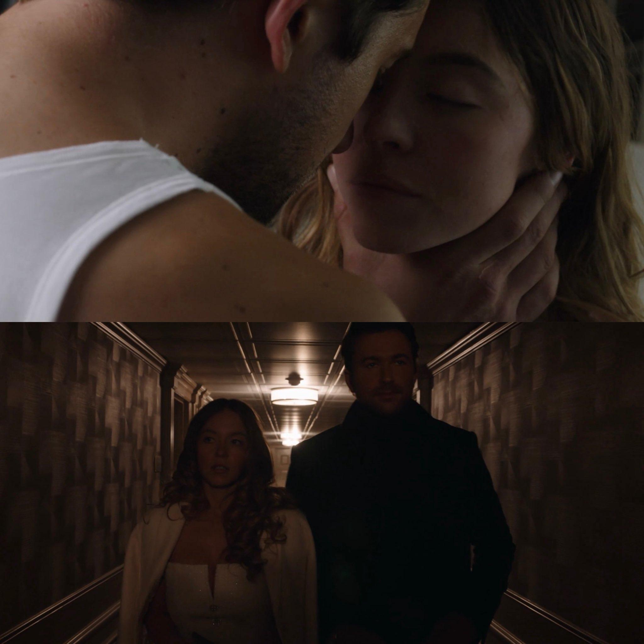 悉尼與班頓史倫拿在《美傭誘罪》中有親熱場面。