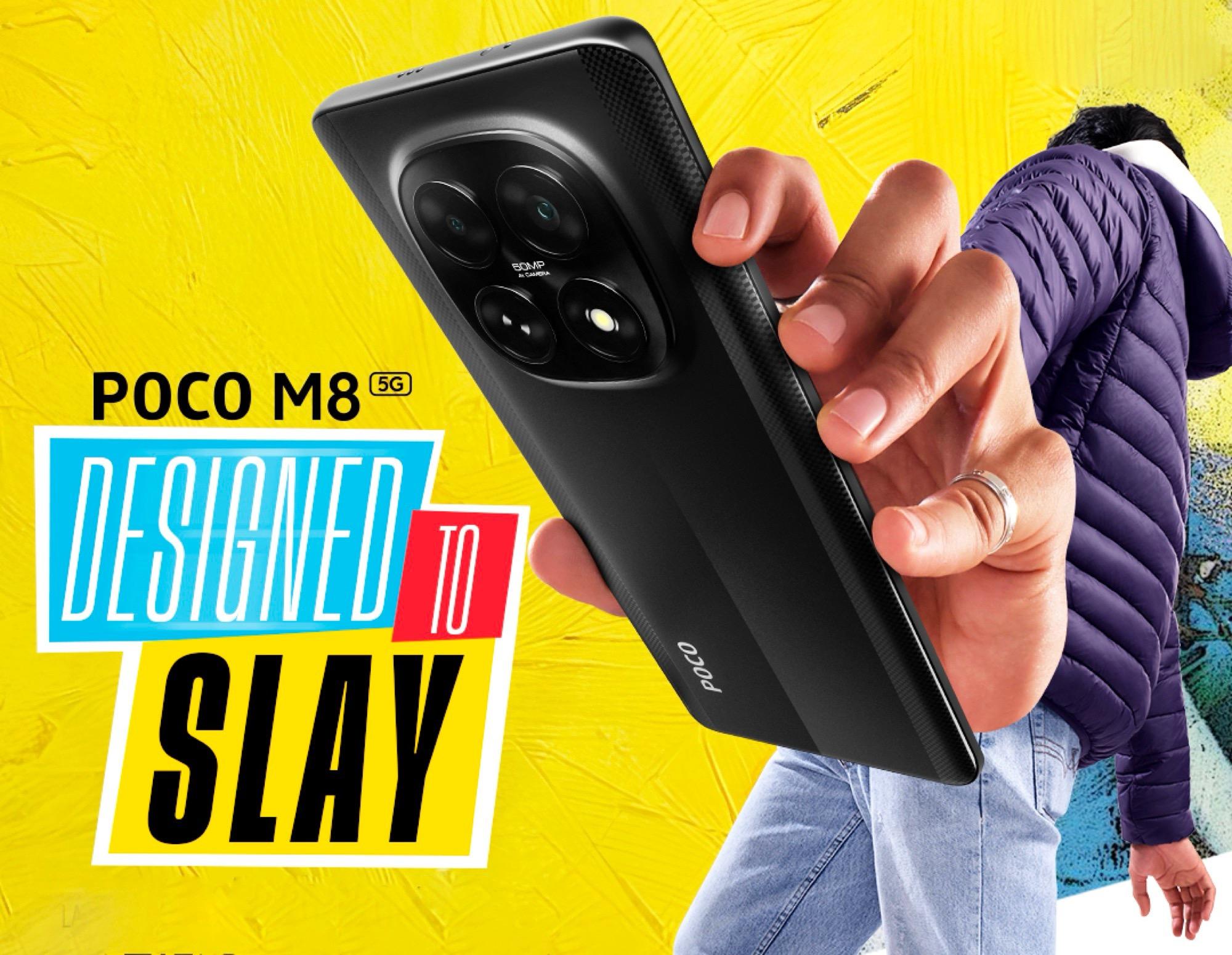 POCO M8 5G手機亦將在印度率先推出。