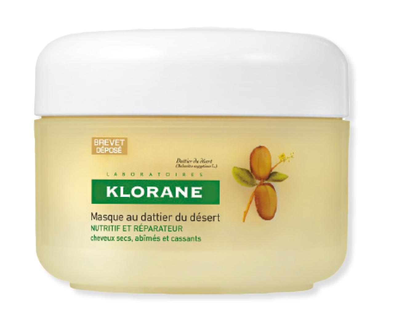 KLORANE 沙漠椰棗深層滋潤修護
含極緻修護養髮成分,特別適合極乾燥或嚴重受損髮質。有效重整頭髮結構,修補髮幹水脂膜裂縫,從而鞏固髮質。$350/150ml(h)