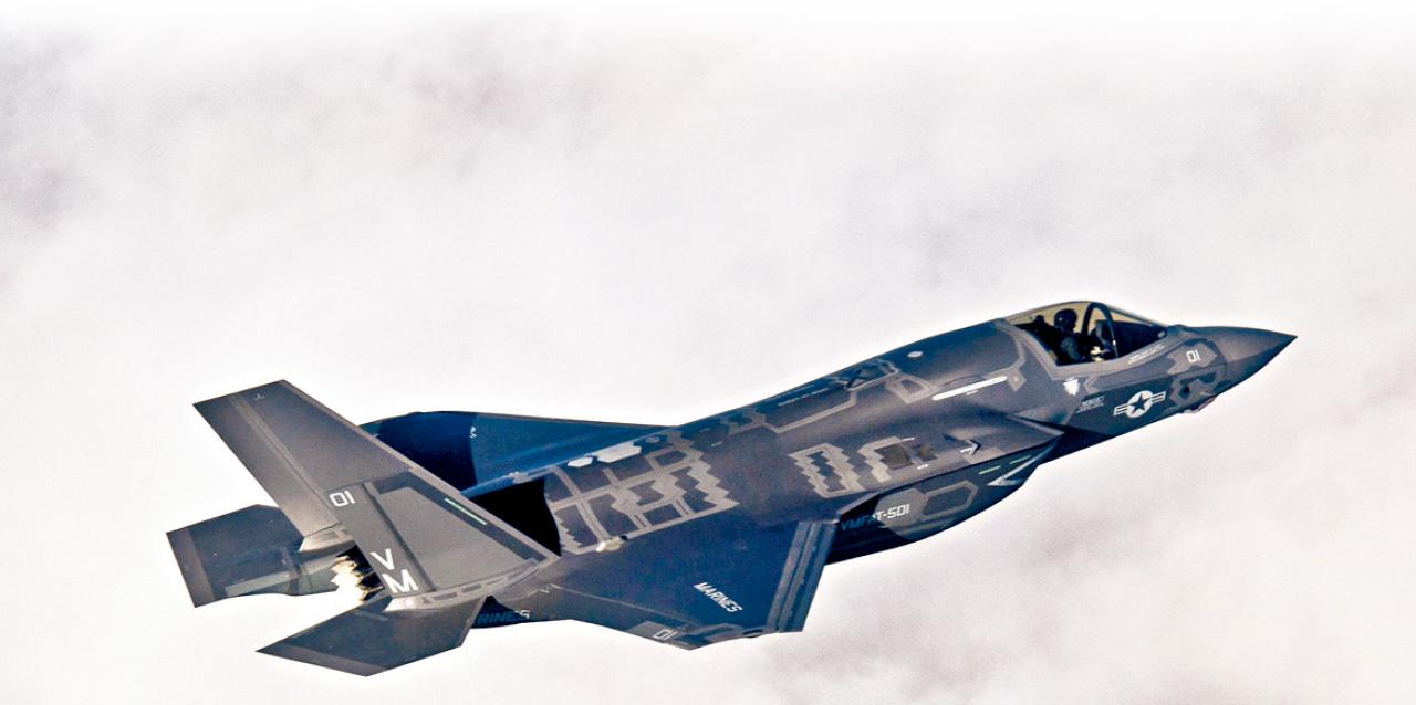 F35B屬美軍新型戰機。(路透社)