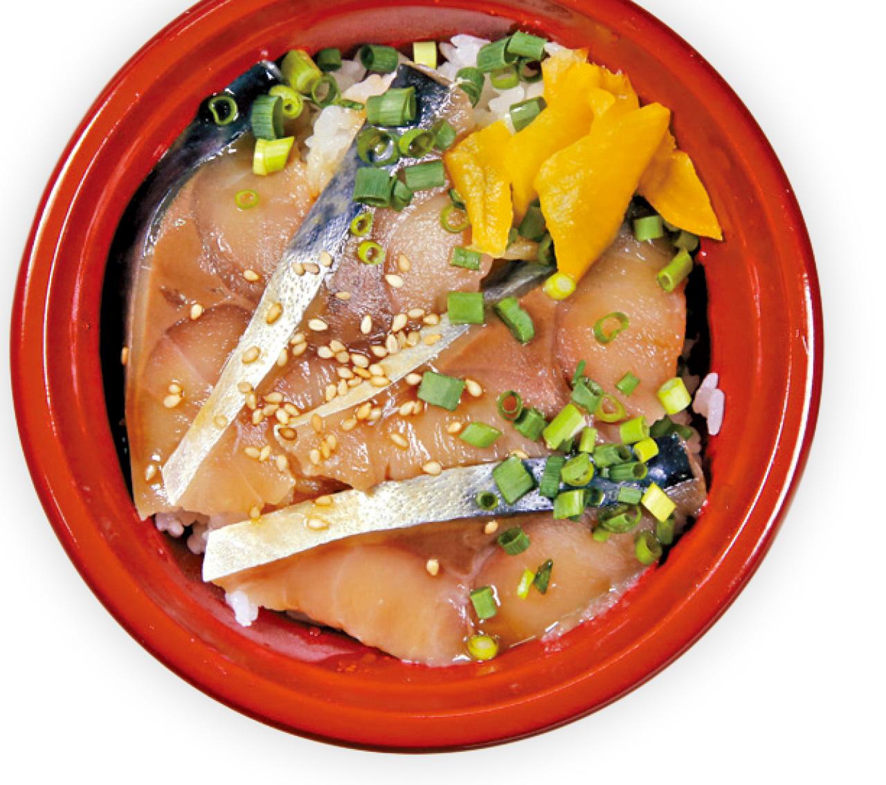 金丼:青森縣八戶市鯖魚刺身丼