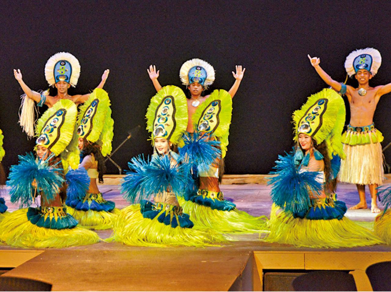 太平洋島國居民演出的舞蹈晚會,聲色藝俱全,不容錯過。