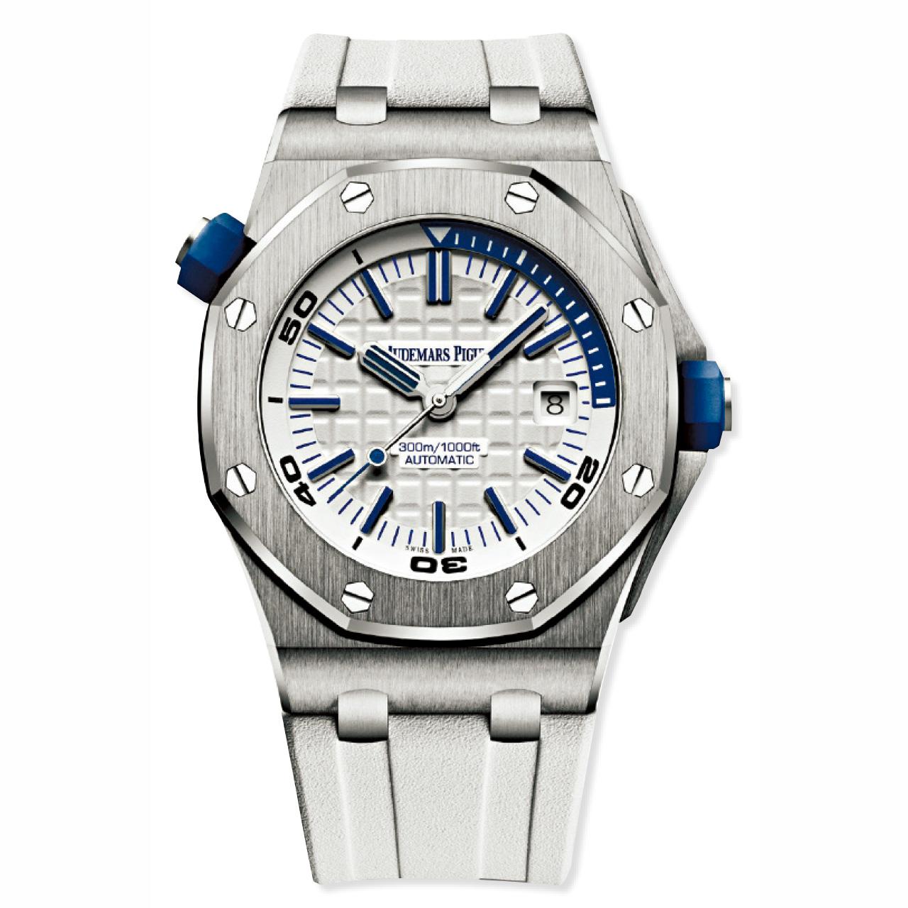 愛彼皇家橡樹離岸型潛水錶白色錶款