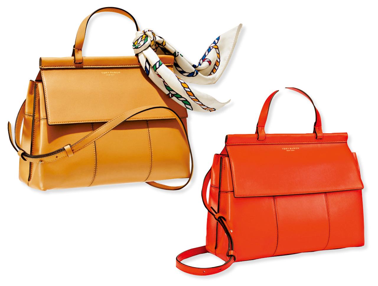 全新T SATCHEL手袋$5,180,線條簡潔、外形低調,用上安全的袋蓋設計,以及可根據個人喜好而調節的皮帶;若綴以一條顏色艷麗的絲巾,更可突出個人風格。