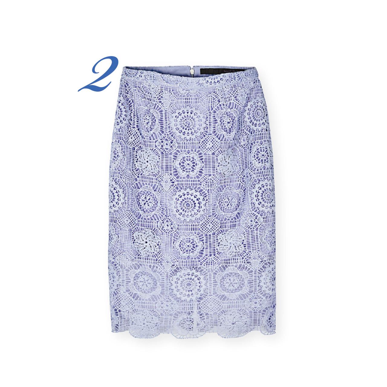 2. 喱士及膝的pencil skirt看似很女性化,若配上黑色Blazer,則做到剛柔並重,型格十足。($799,Bread n Butter)