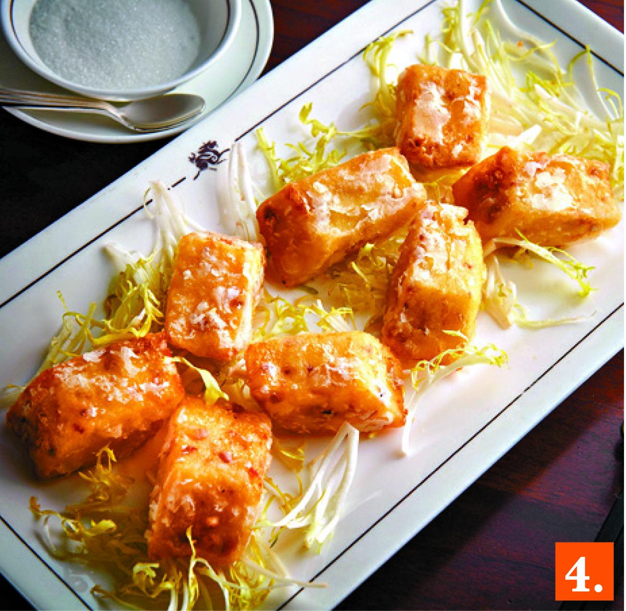 4.鵝肝戈渣也做很極出色,將古法版的雞子改成鵝肝,入口更甘香。