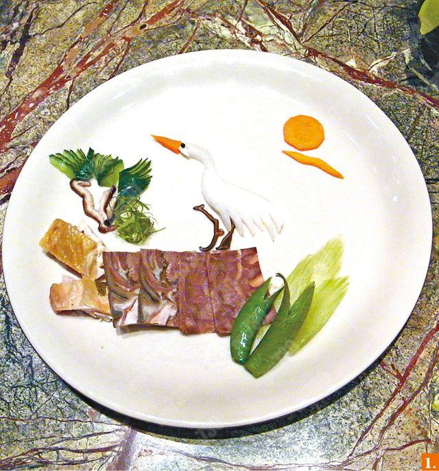 1.「陝味冷拼」美得像幅畫,不嗜辣的人勿食白蘿蔔,極辣!