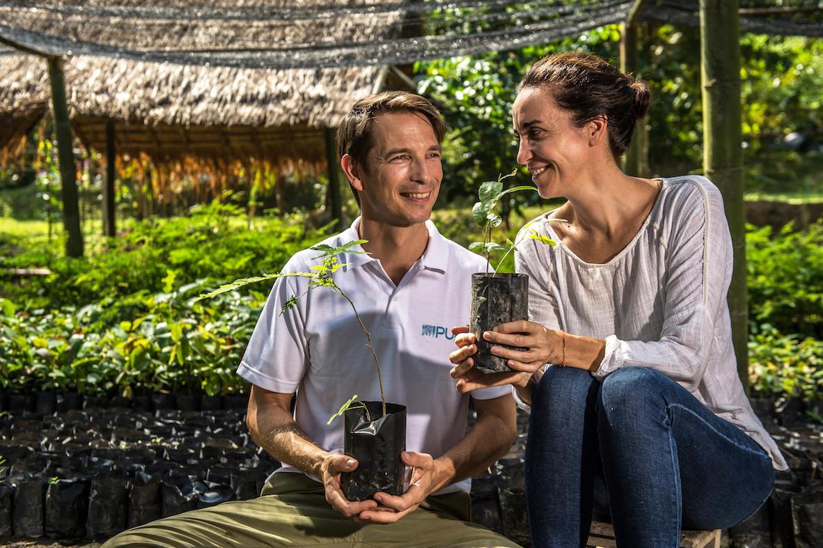 兩位創辦人Mathilde 及Bertrand Thomas早前更親自前往泰國清邁支持Pur Projet 在當地的造林活動