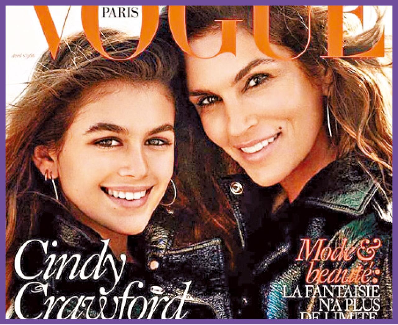 Cindy Crawford與女兒Kaia Gerber