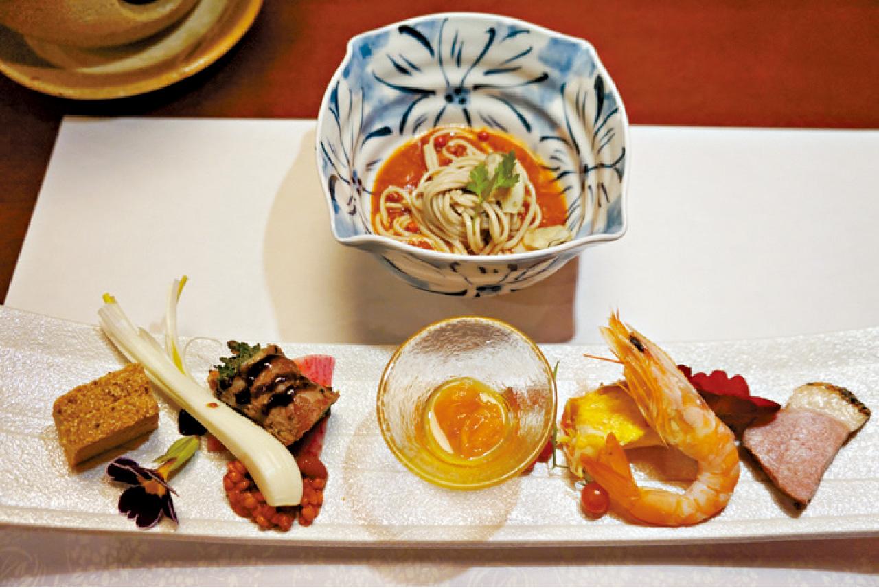 晚餐的前菜精緻美味。