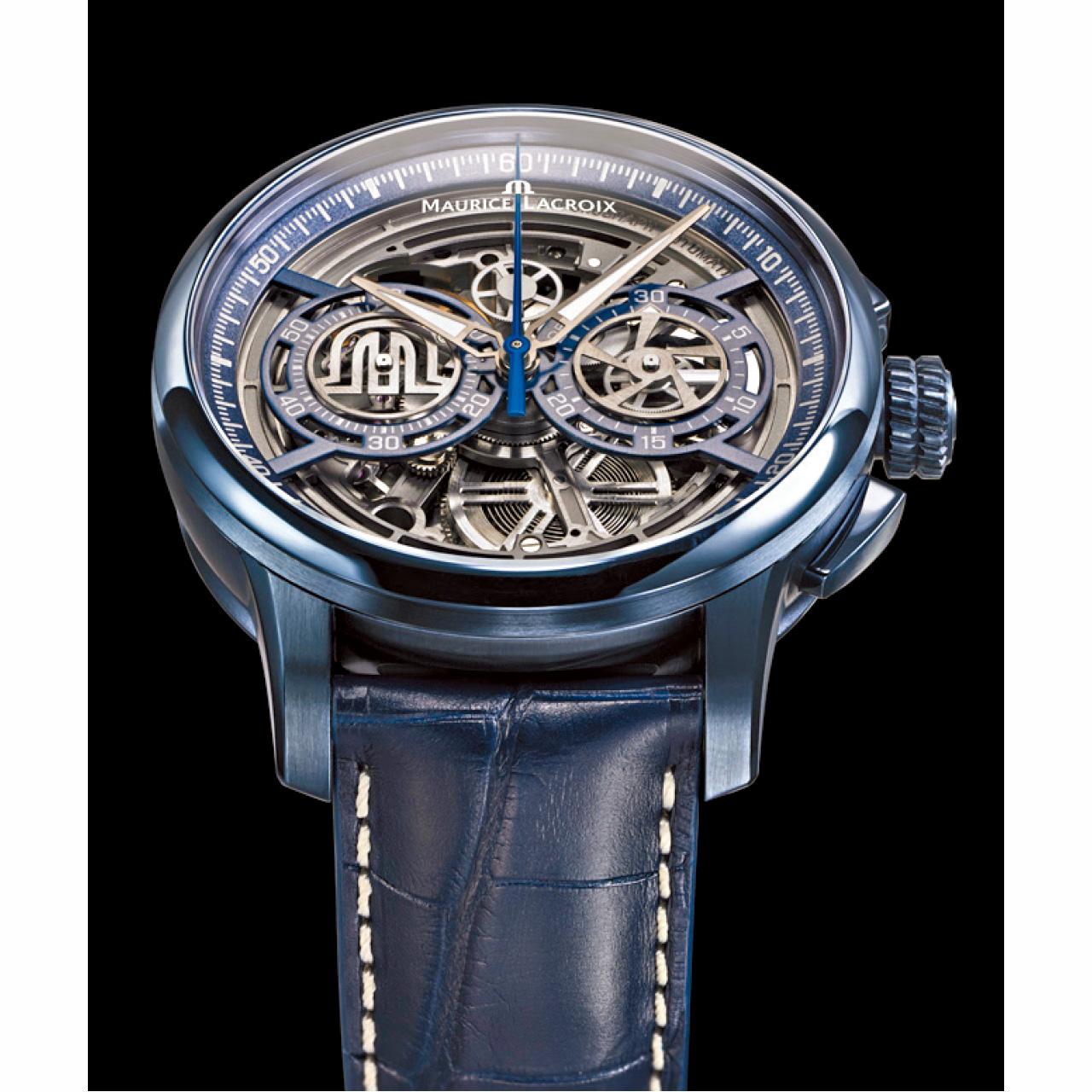 ML 匠心系列縷空計時錶限量特別版。