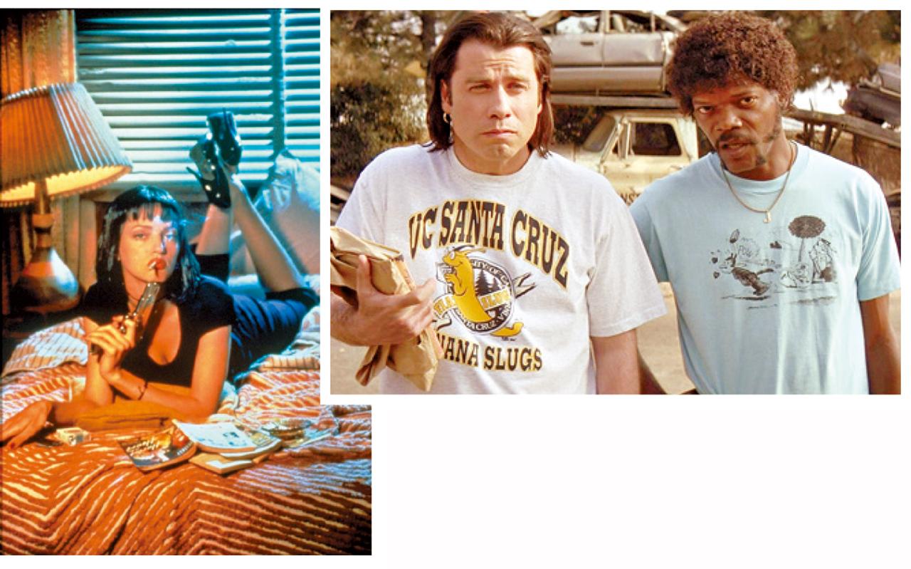 《Pulp Fiction》,俗不可耐的黑幫故事被提煉成一齣90年代經典。