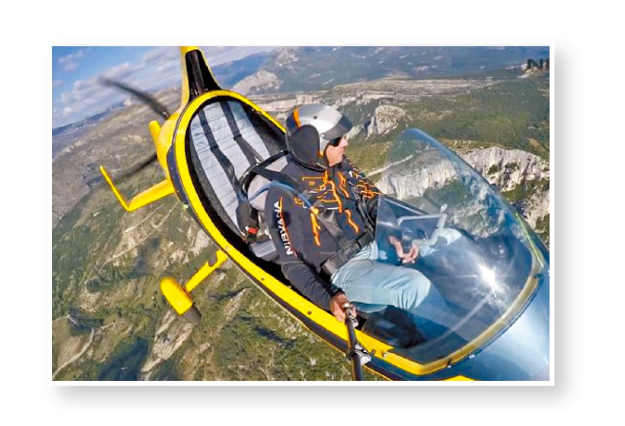 GyroDrive飛行時速180公里,行車時速40公里。