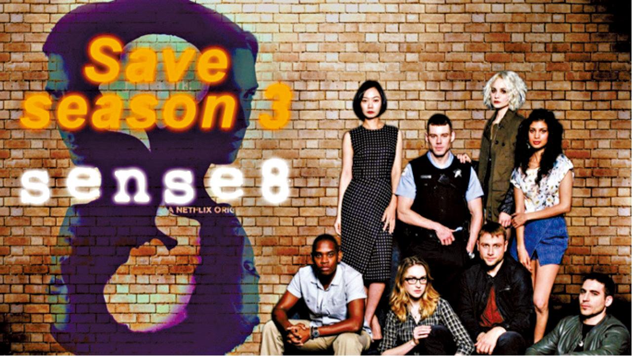 網上大量造圖,要求再續《sense8》。