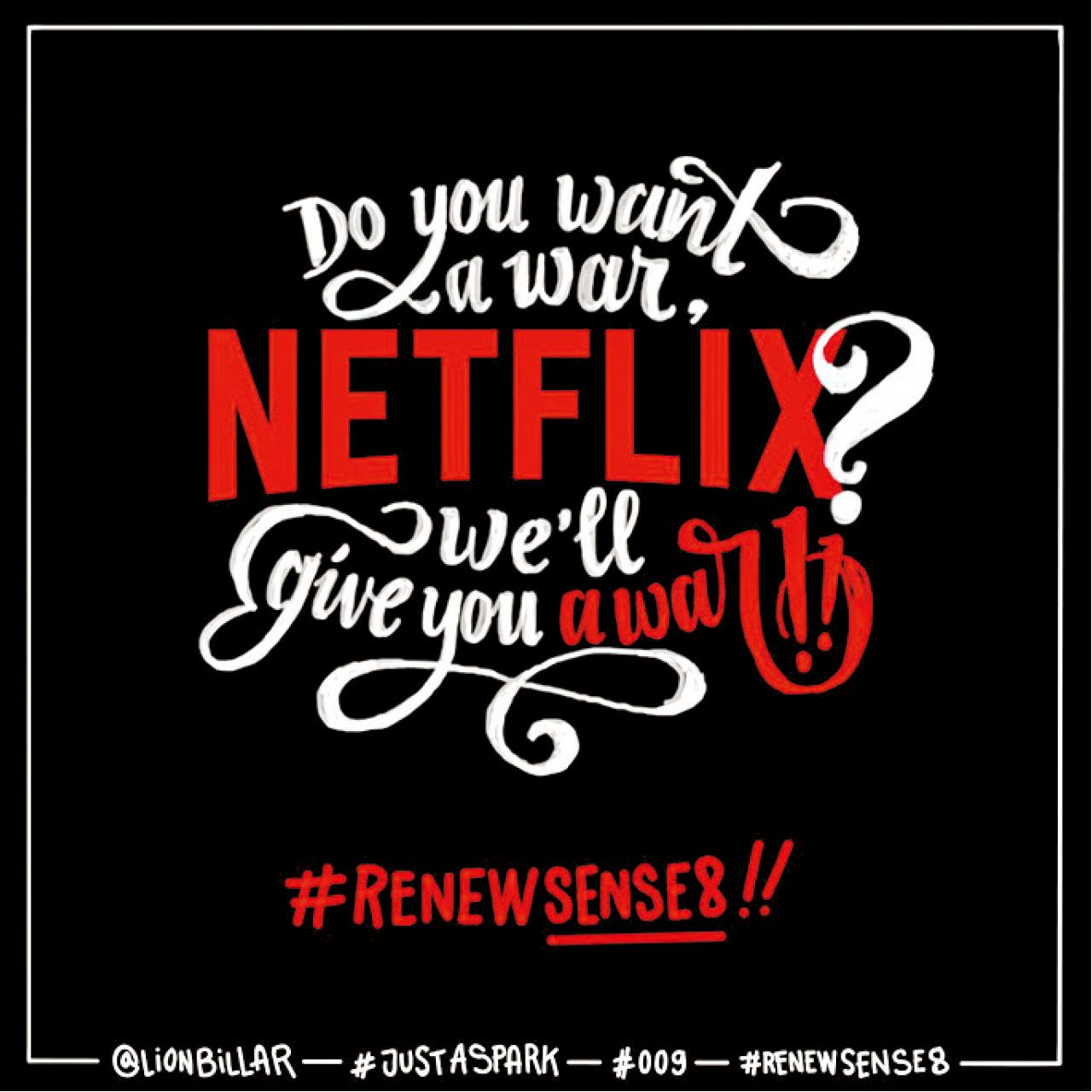 有網友將Will在季尾集的對白造圖,表達對Netflix的憤怒。