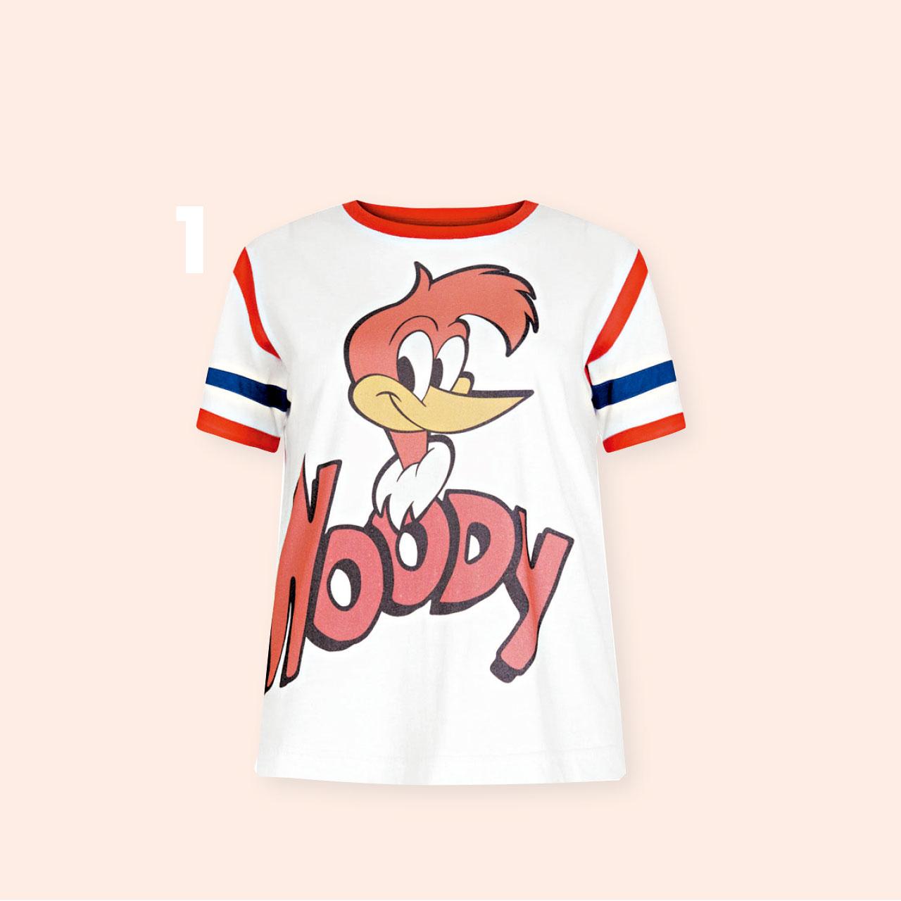 1.懷舊卡通角色Woody Woodpecker 鬼馬啄木鳥帶來集體回憶,重拾童真。(未定價,House of Holland)