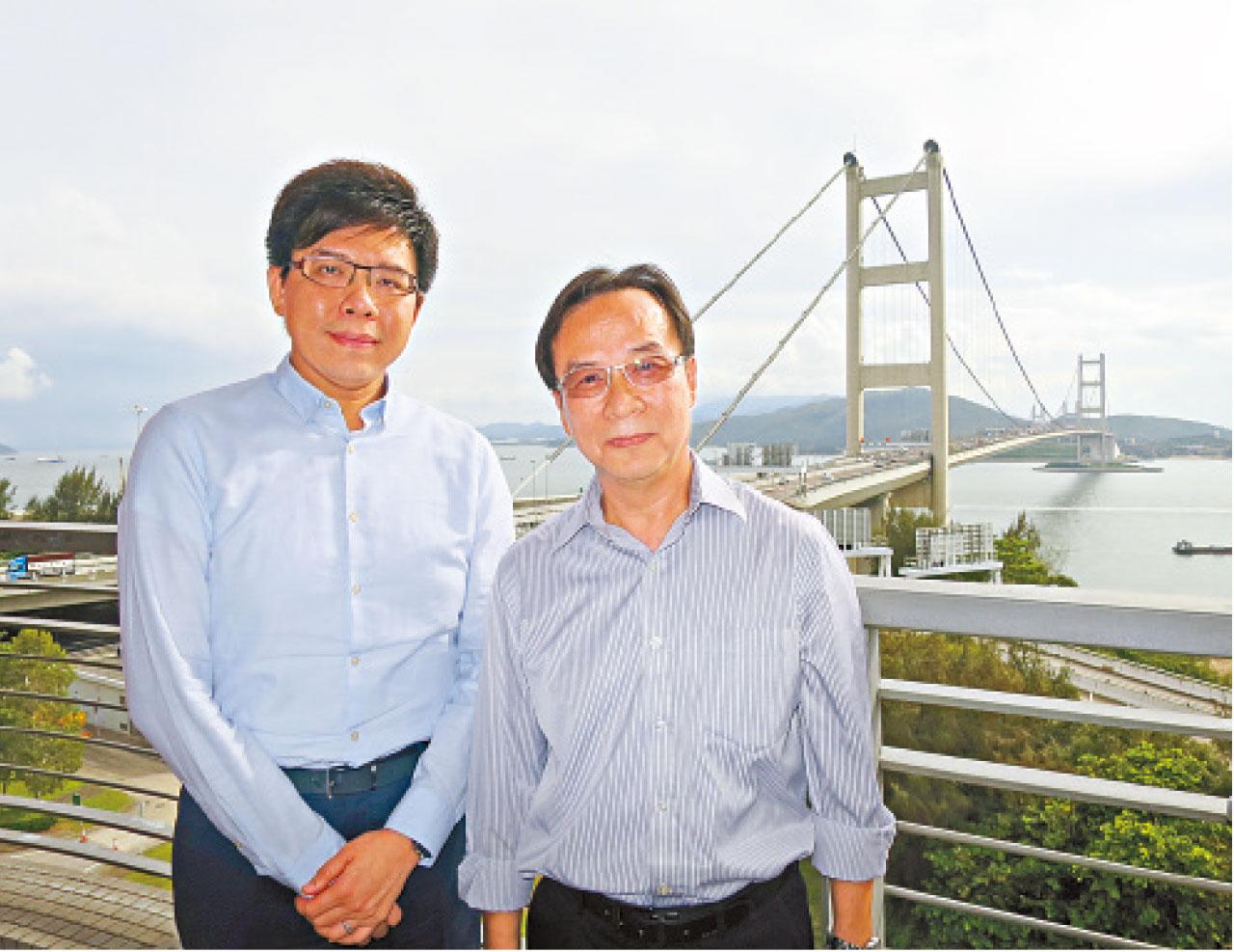 鍾伯恒(左)及洪國民(右)。