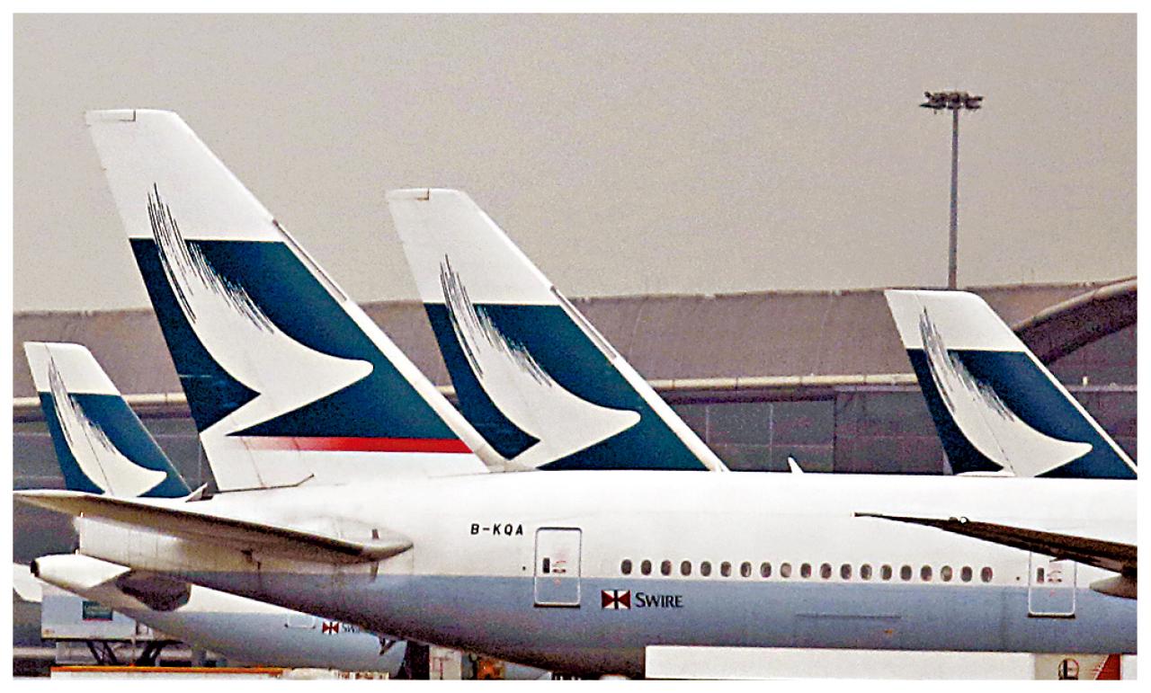 國泰(圖)與國航互相持股。(資料圖片)