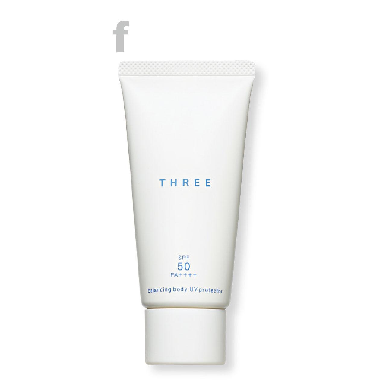f. THREE 平衡UV防護乳R SPF40.PA+++